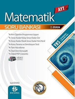 AYT Matematik Soru Bankası - 2. Oturum Bilgi Sarmal Yayınları
