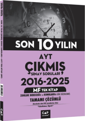 AYT MF Tek Kitap Son 10 Yılın Çıkmış Soruları - 1