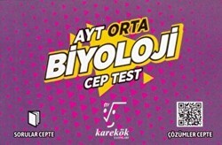 Karekök Yayıncılık AYT Orta Biyoloji Cep Test - Karekök Yayıncılık