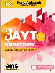 ENS Yayınları AYT Sayısal 3`lü Konu Anlatımlı Deneme - 1