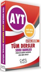 AYT Sayısal Tüm Dersler Soru Bankası - Çapa Yayınları
