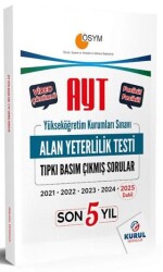 AYT Son 5 Yıl Tıpkı Basım Çıkmış Soru Kitapçıkları - Kurul Yayıncılık