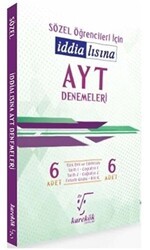 Karekök Yayıncılık AYT Sözel Öğrencileri İçin İddialısına 6 lı Denemeleri - Karekök Yayıncılık