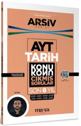 AYT Tarih Çıkmış Sorular Konu Konu Son 8 Yıl Tıpkı Basım Arşiv Serisi - Marka Yayınları
