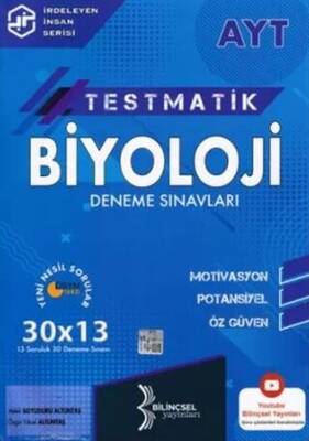 Bilinçsel Yayınları AYT Testmatik Biyoloji Deneme Sınavları - 1