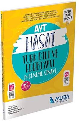 Muba Yayınları AYT Türk Dili ve Edebiyatı Hasat 15 Deneme Sınavı - 1