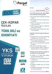Pergel Yayınları AYT Türk Dili Ve Edebiyatı Yaprak Test - Pergel Yayınları