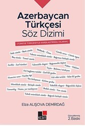 Azerbaycan Türkçesi Söz Dizimi - Kesit Yayınları