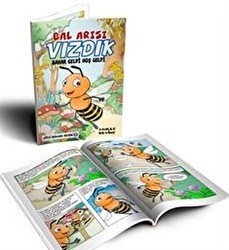 Bal Arısı Vızdık 1 - Bahar Geldi Hoş Geldi - Bordo Ressam