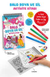 Balo – Boya ve Sil Aktivite Kitabı - Bigkids Yayınları