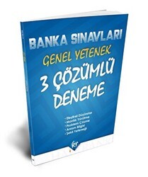Banka Sınavları 3 Çözümlü Deneme - KR Akademi Yayınları