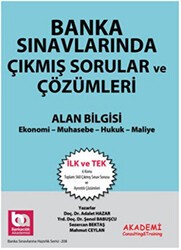 Akademi Consulting Training Banka Sınavlarında Çıkmış Sorular ve Çözümleri Alan Bilgisi - Akademi Consulting Training