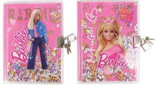 Barbie B-804 Pullu Kilitli Hatıra Defteri 12-48 - 1