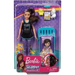 Barbie Bebek Bakıcısı Bebeği ve Aksesuarları Oyun Setleri GHV88 - 1