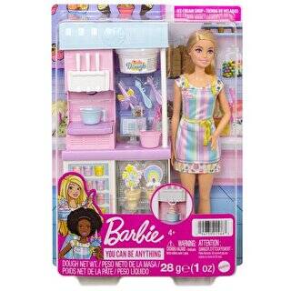 Barbie Dondurma Dükkanı Oyun Seti HCN46 - 1