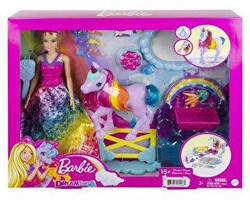 Barbie Dreamtopia Bebek ve Tek Boynuzlu At GTG01 - 1