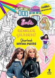 Barbie - Renkler Çıldırdı! Çıkartmalı Boyama Partisi - Doğan Çocuk