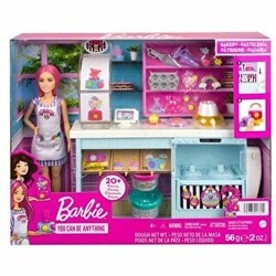 Barbie`nin Pasta Dükkanı Oyun Seti HGB73 - Barbie