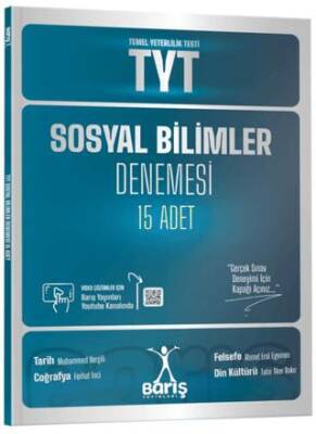 Barış Yayınları TYT Sosyal Bilimler Denemesi 15 Adet - 1