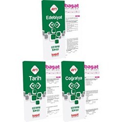Başat Yayınları AYT Edebiyat Tarih Coğrafya Yaprak Test Seti - Başat Yayınları
