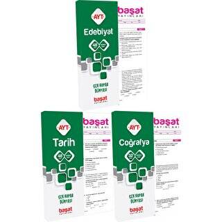Başat Yayınları AYT Edebiyat Tarih Coğrafya Yaprak Test Seti - 1
