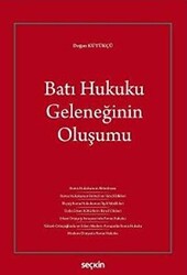 Batı Hukuku Geleneğinin Oluşumu - 1