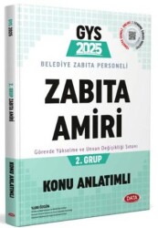 Data Yayınları Belediye Zabıta Personeli Zabıta Amiri 2. Grup Konu Anlatımlı - Data Yayınları