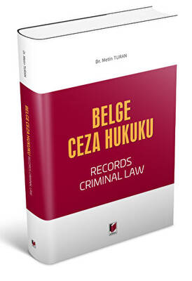 Belge Ceza Hukuku - 1