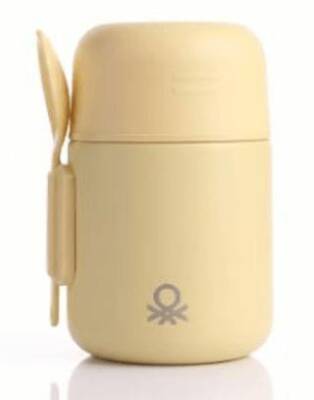 Benetton Be-Osm100-Kr Bebek Çelik Mama ve Yemek Saklama Termosu 500 Ml. Krem Krem - 1