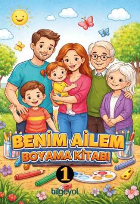 Benim Ailem Boyama Kitabı - 1 - 1