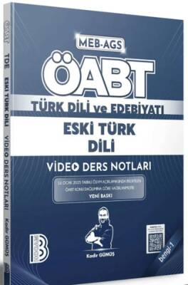 Benim Hocam Yayınları ÖABT Türk Dili ve Edebiyatı Eski Türk Dili Video Ders Notları Bengi 1 - 1