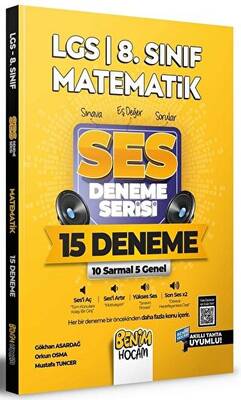 LGS 8. Sınıf Matematik SES Deneme Serisi 15 Deneme - 1