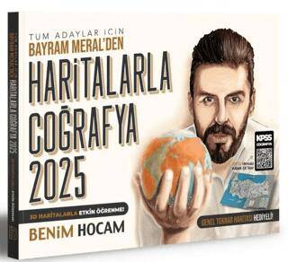 Benim Hocam Yayınları 2025 Tüm Adaylar İçin Haritalarla Coğrafya - 1