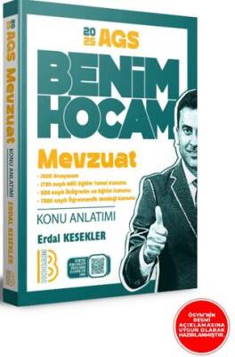 Benim Hocam Yayınları 2025 AGS Mevzuat Konu Anlatımı - 1