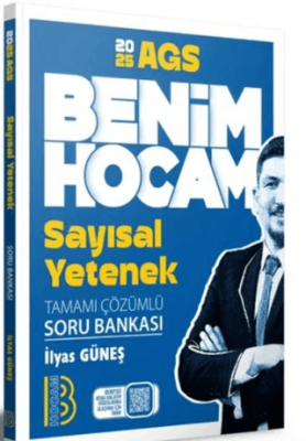 Benim Hocam Yayınları 2025 AGS Sayısal Yetenek Tamamı Çözümlü Soru Bankası - 1