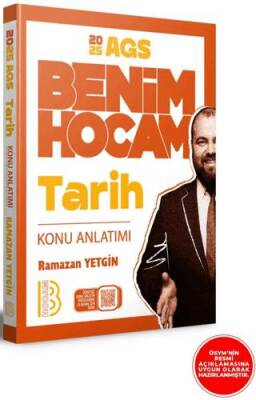 Benim Hocam Yayınları 2025 AGS Tarih Konu Anlatımı - 1