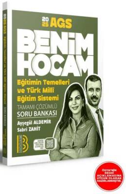 Benim Hocam Yayınları 2025 Eğitimin Temelleri ve Türk Milli Eğitim Sistemi Tamamı Çözümlü Soru Bankası - 1