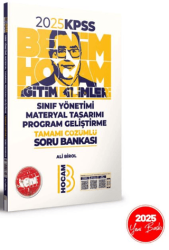 2025 KPSS Eğitim Bilimleri Sınıf Yönetimi Materyal Tasarımı Program Geliştirme Tamamı Çözümlü Soru Bankası - Benim Hocam Yayınları