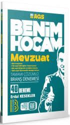 2026 AGS Mevzuat Tamamı Çözümlü 40 Branş Deneme - Benim Hocam Yayınları
