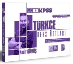 2026 KPSS Türkçe Ders Notları - Benim Hocam Yayınları