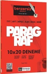 Benzersiz Akademi Yayınları TYT AYT KPSS ALES DGS MSÜ Kral Serisi Benzersiz Paragraf 10x20 Deneme - Benzersiz Akademi Yayınları