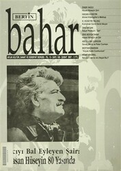 Berfin Bahar Aylık Kültür, Sanat ve Edebiyat Dergisi Sayı: 108 - Berfin Bahar Dergisi