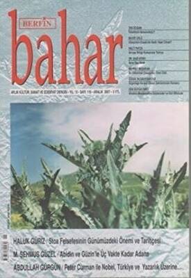 Berfin Bahar Aylık Kültür, Sanat ve Edebiyat Dergisi Sayı: 118 - 1