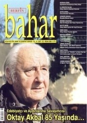 Berfin Bahar Aylık Kültür, Sanat ve Edebiyat Dergisi Sayı: 122 - Berfin Bahar Dergisi