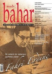 Berfin Bahar Aylık Kültür, Sanat ve Edebiyat Dergisi Sayı: 180 - Berfin Bahar Dergisi
