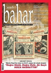 Berfin Bahar Aylık Kültür Sanat ve Edebiyat Dergisi Sayı: 246 Ağustos 2018 - Berfin Bahar Dergisi