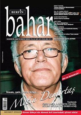 Berfin Bahar Aylık Kültür Sanat ve Edebiyat Dergisi Sayı: 247 Eylül 2018 - 1