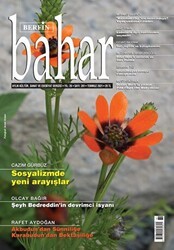 Berfin Bahar Aylık Kültür Sanat ve Edebiyat Dergisi Sayı: 281 Temmuz 2021 - Berfin Bahar Dergisi