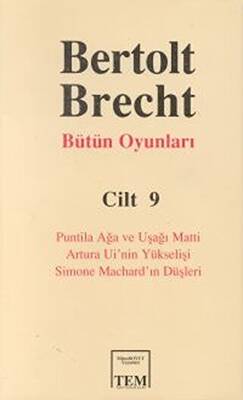 Bertolt Brecht Bütün Oyunları Cilt 9