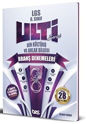 Bes Yayınları 8. Sınıf LGS Din Kültürü ve Ahlak Bilgisi Ulti Serisi Denemeleri - Bes Yayınları